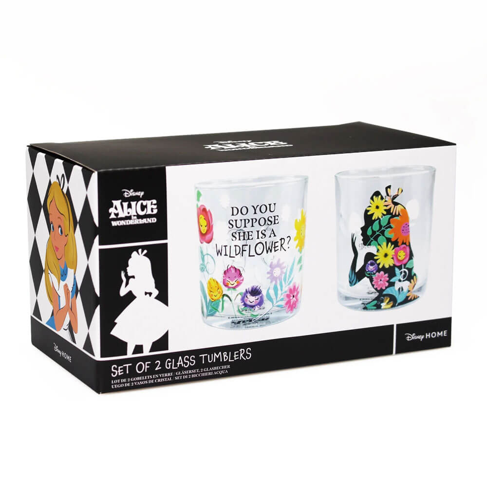 Disney Tumbler Set: Alice in Wonderland Box